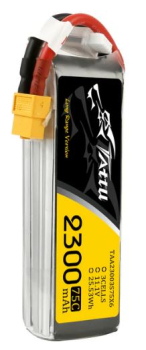TAA23003S75X6 TATTU 2300mAh 11,1V 75C 3S1P Lipo-Akkupack mit XT60